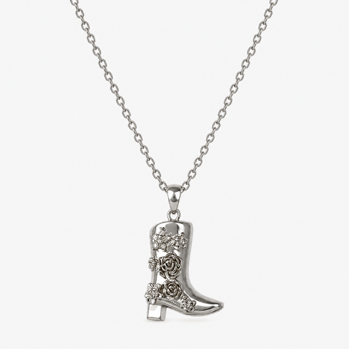 Celistia Flora Silver Bot Kolye