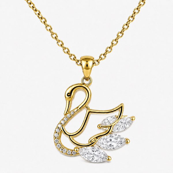 Celistia Golden Swan Kolye
