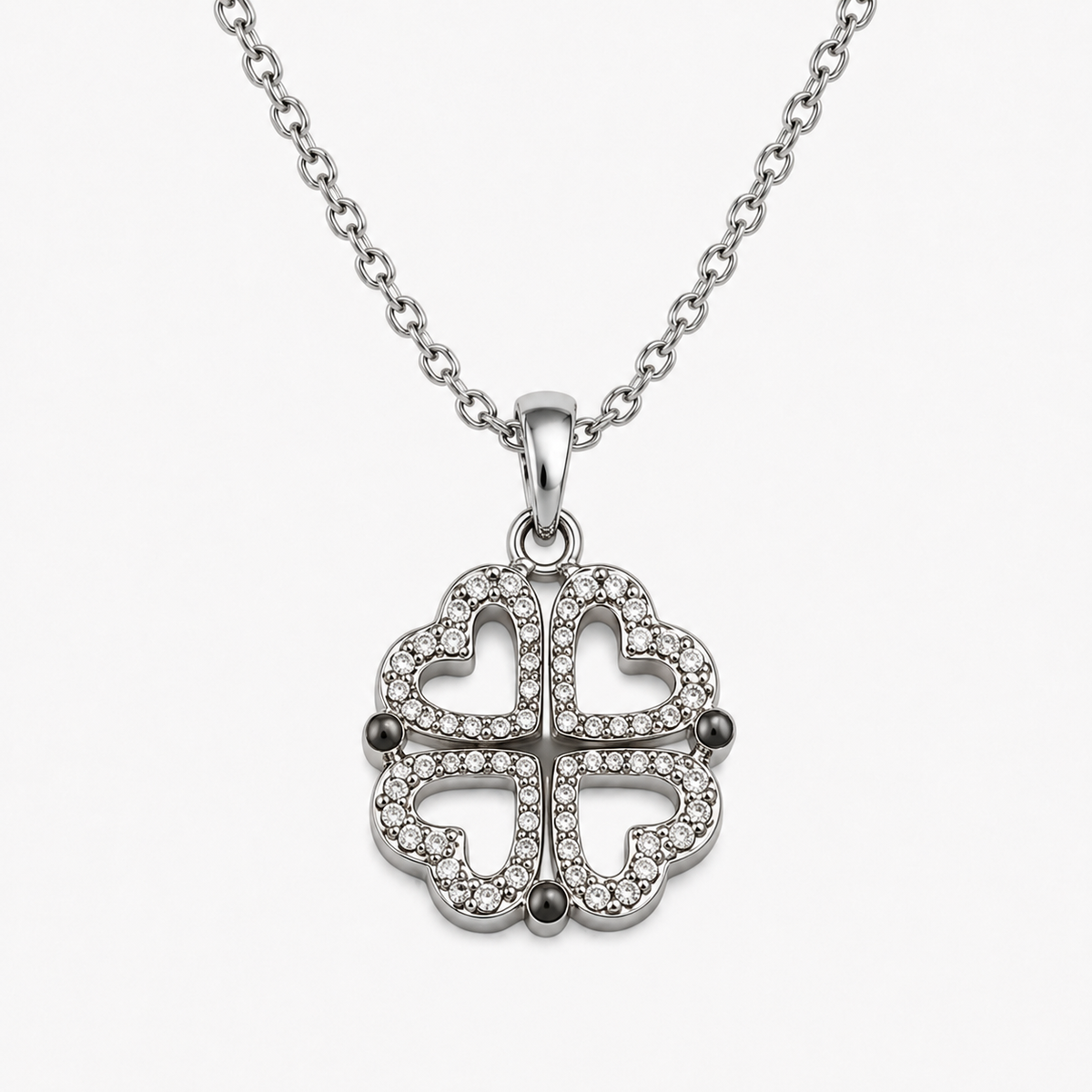 Celistia Silver Clover Kolye