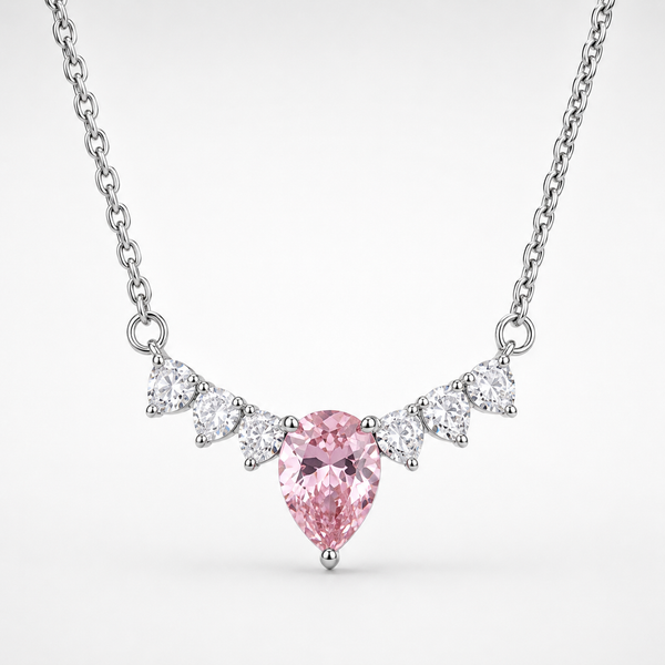 Celistia Blush Drop Kolye
