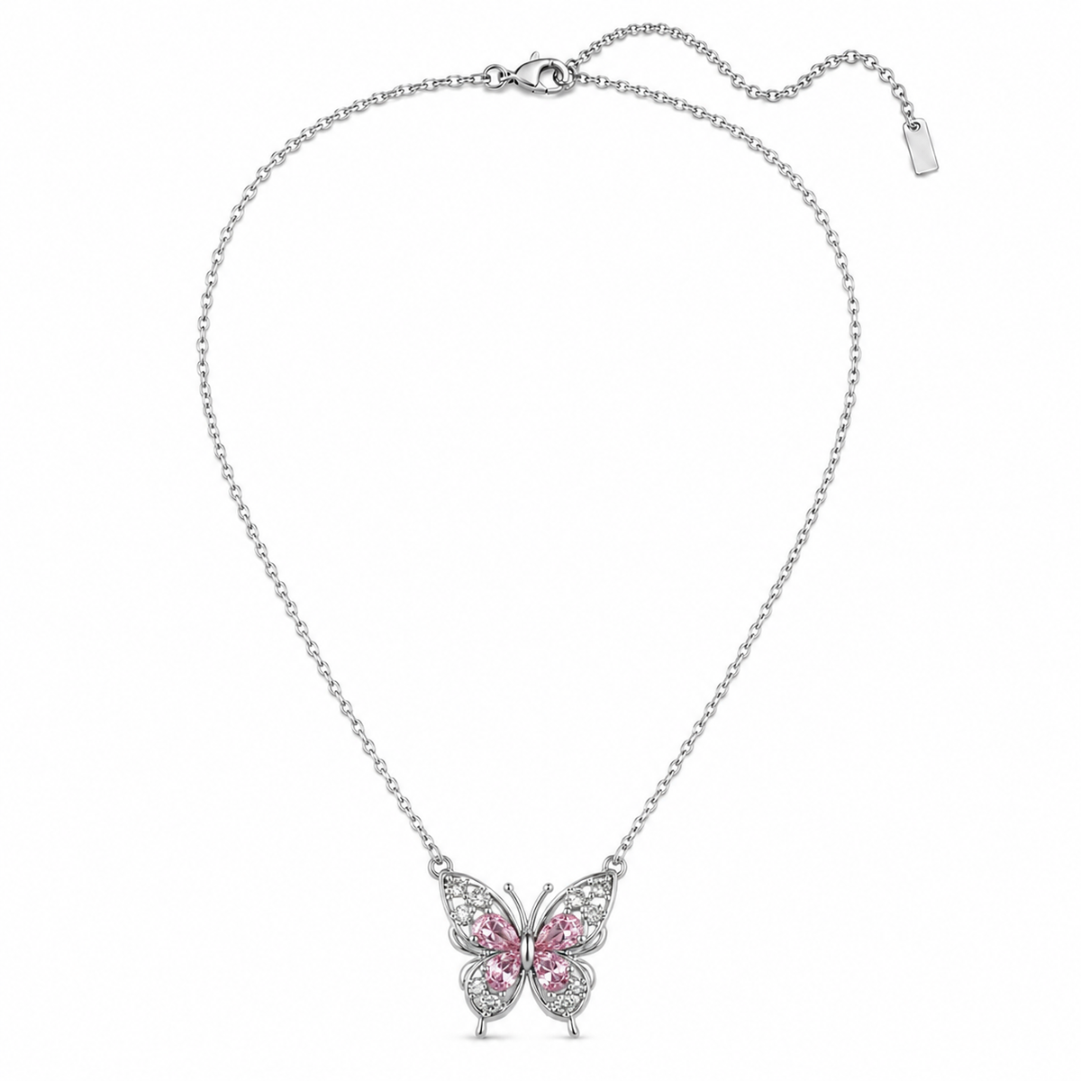Celistia Pink Grace Butterfly Kolye