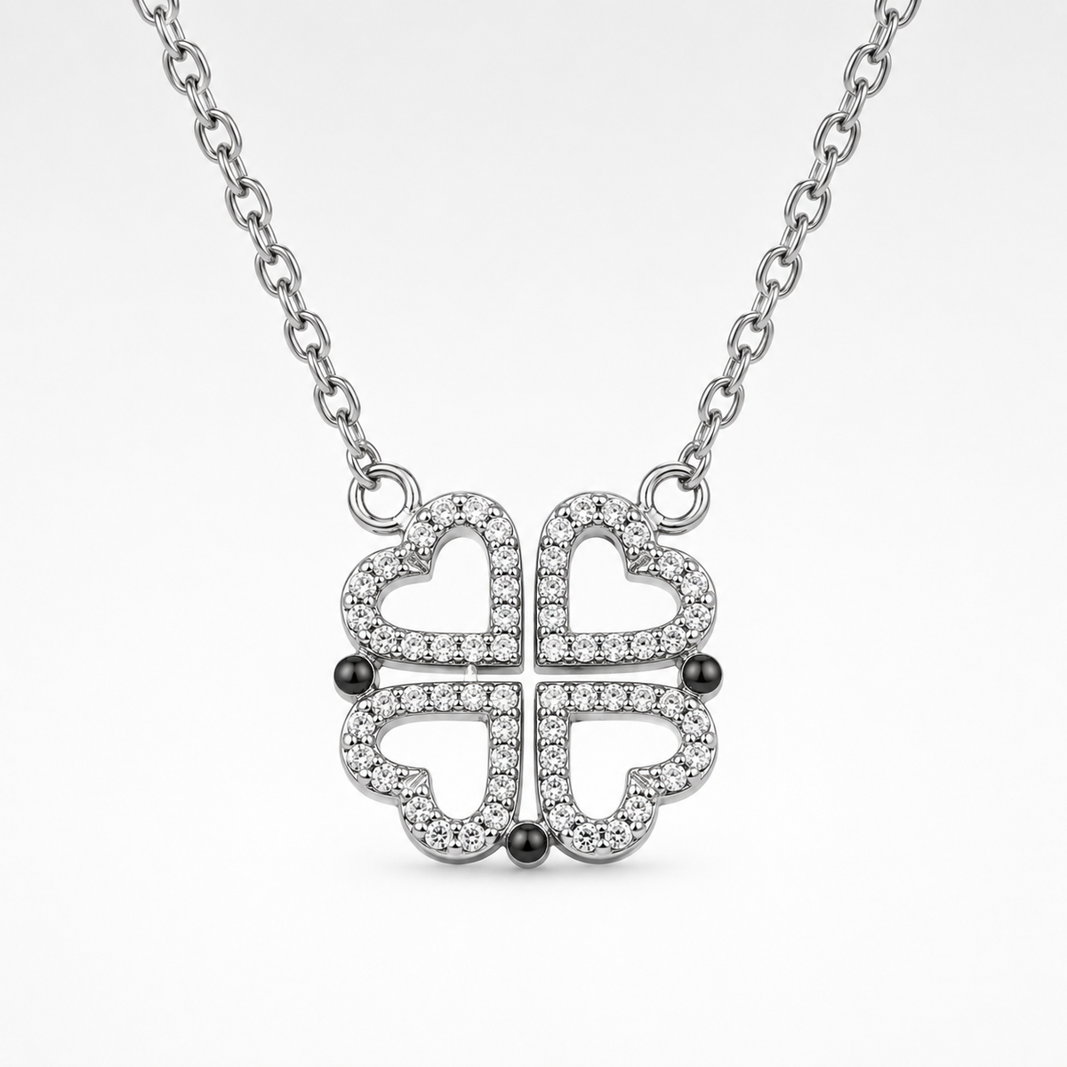 Celistia Silver Clover Kolye