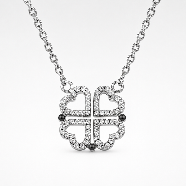 Celistia Silver Clover Kolye